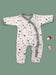 Prem Baby Sleepsuit, Acorn Wood - Khaki Trim Sleepsuit / Babygrow Tiny & Small 
