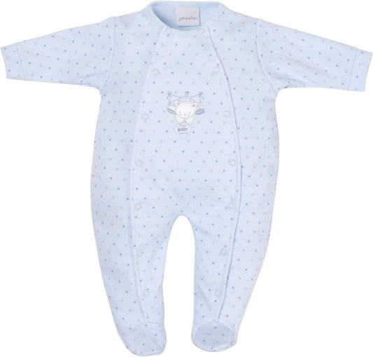 Blue Baby Bear Star Print Sleepsuit Sleepsuit / Babygrow Dandelion 