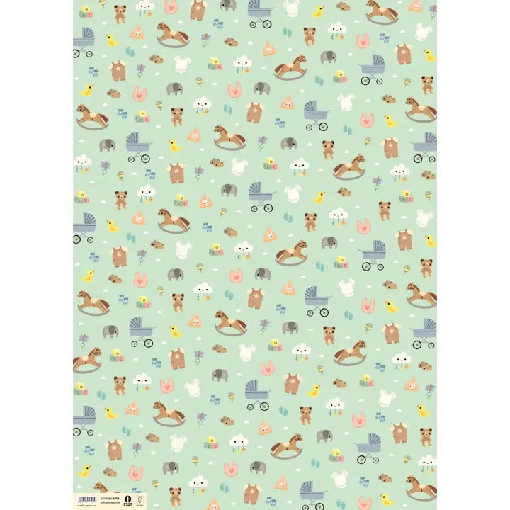 Gift Wrap Cards & Gift Wrap Little Mouse Baby Clothing & Gifts New Baby 