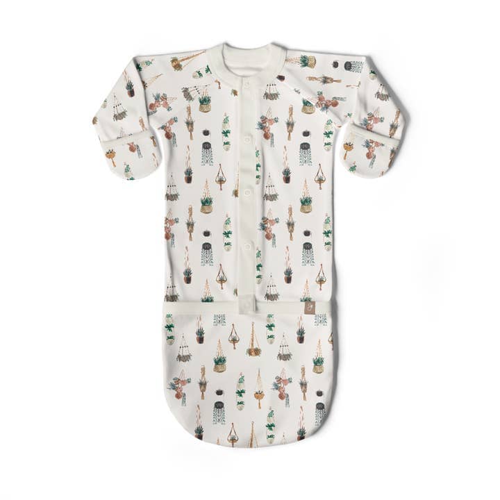 Baby Sleeping Bag / Gown - Plant Macrame Sleeping Bag Goumikids 