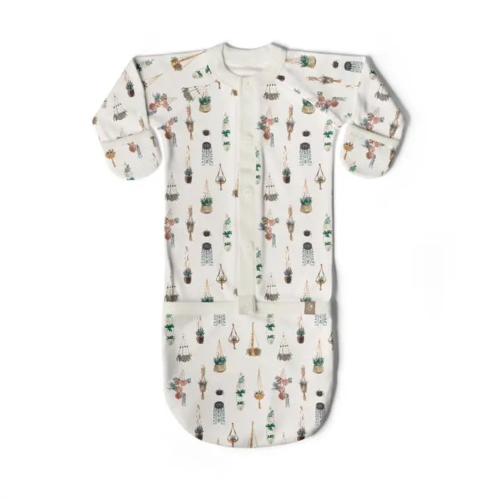 Baby Sleeping Bag / Gown - Plant Macrame Sleeping Bag Goumikids 