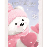 Cards & Message Cards & Gift Wrap Little Mouse Baby Clothing & Gifts Baby's 1st Christmas - Pink 