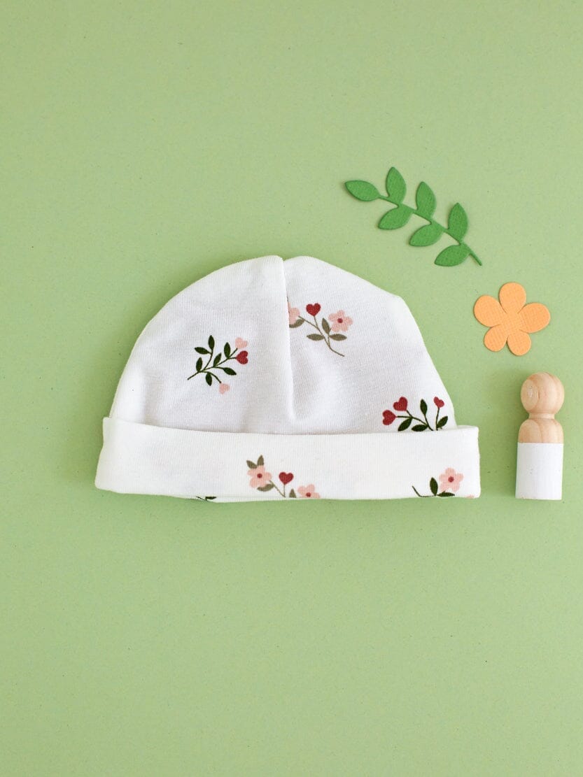 Incubator Vest & Round Hat Set, Beautiful Bloom Incubator Vest & Hat Set Tiny & Small 