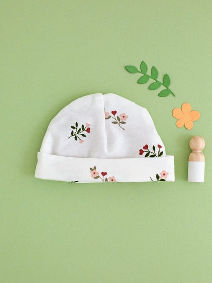 Incubator Vest & Round Hat Set, Beautiful Bloom Incubator Vest & Hat Set Tiny & Small 