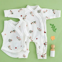 Beautiful Bloom Bundle - Sleepsuit & Incubator Vest Set Tiny & Small 