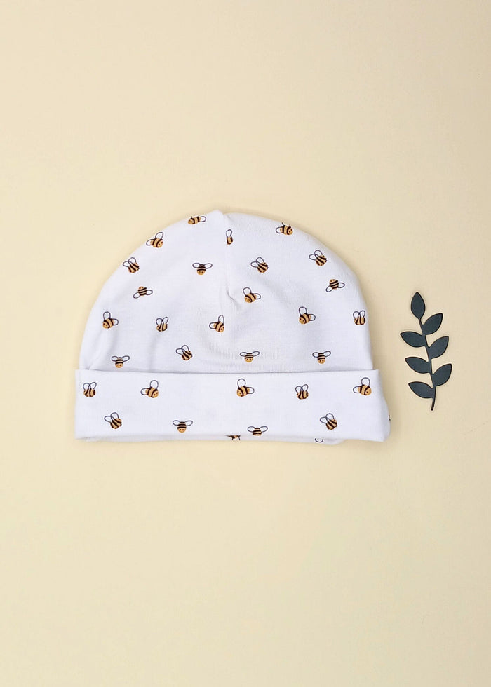 Preemie Round Hat, Buzzy Bees