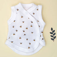Premature baby Incubator Vest, Buzzy Bees Bodysuit / Vest Tiny & Small 