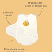 2 Pack Incubator Vests, Organic Cotton, Bumble & Bloom Bodysuit / Vest Little Dreamer 