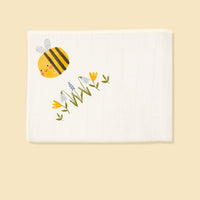 'Bumble & Bloom' 100% Pure Cotton Muslin - 70cm x 70cm - One Muslin Muslin Little Mouse Baby Clothing & Gifts 