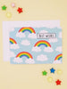 Best Wishes Rainbows Card - New baby card - Little Mouse Baby Clothing & Gifts
