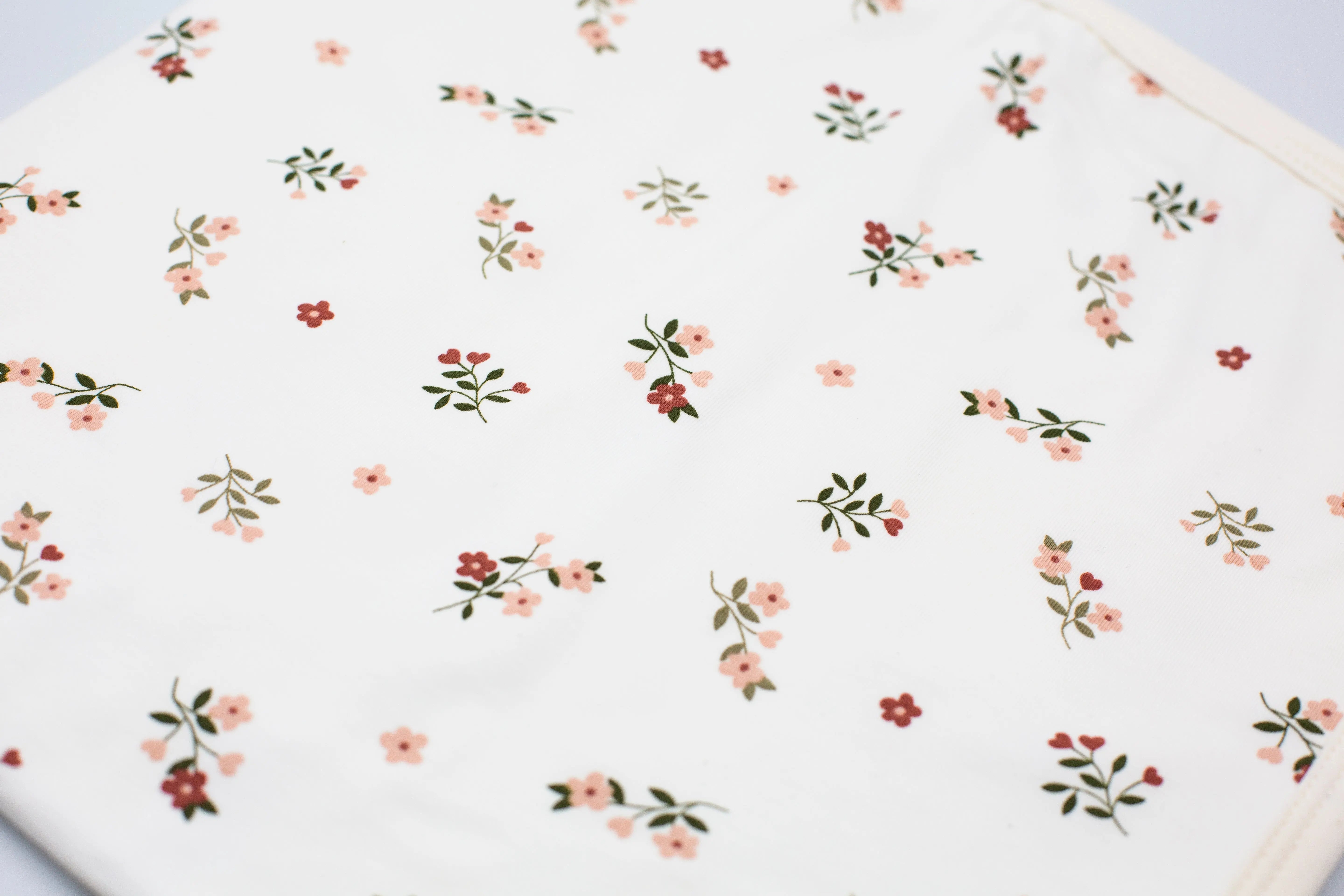 Baby Blanket, Beautiful Bloom Print Blanket Tiny & Small 