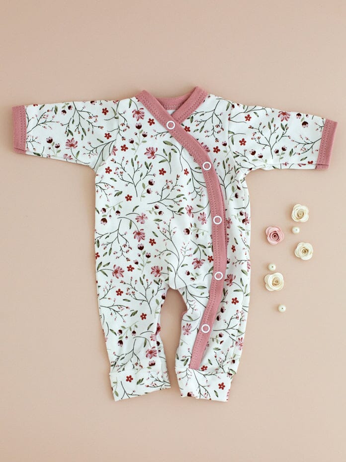 Sleepsuit for Premature Babies, Blossom - Sleepsuit / Babygrow - Tiny & Small