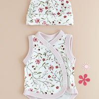 Incubator Vest & Round Hat Set, Blossom Incubator Vest & Hat Set Tiny & Small 