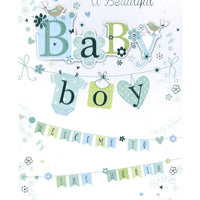 Cards & Message Cards & Gift Wrap Little Mouse Baby Clothing & Gifts Welcome To The World - Baby Boy 