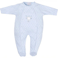 Blue Baby Bear Star Print Sleepsuit Sleepsuit / Babygrow Dandelion 