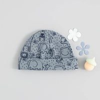 Preemie Round Hat, Safari Friends Hat Tiny & Small 
