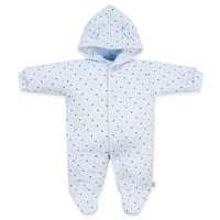 Blue Starry Snowsuit, Bear Ears on Hood
