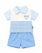 Premature Blue T-Shirt & Shorts Set - Nautical stars