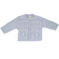 Blue Pointelle Cardigan Cardigan / Jacket Early Arrival 