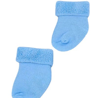 Baby Blue Stay-on Towelling Premature Baby Socks Little Mouse Baby Clothing & Gifts