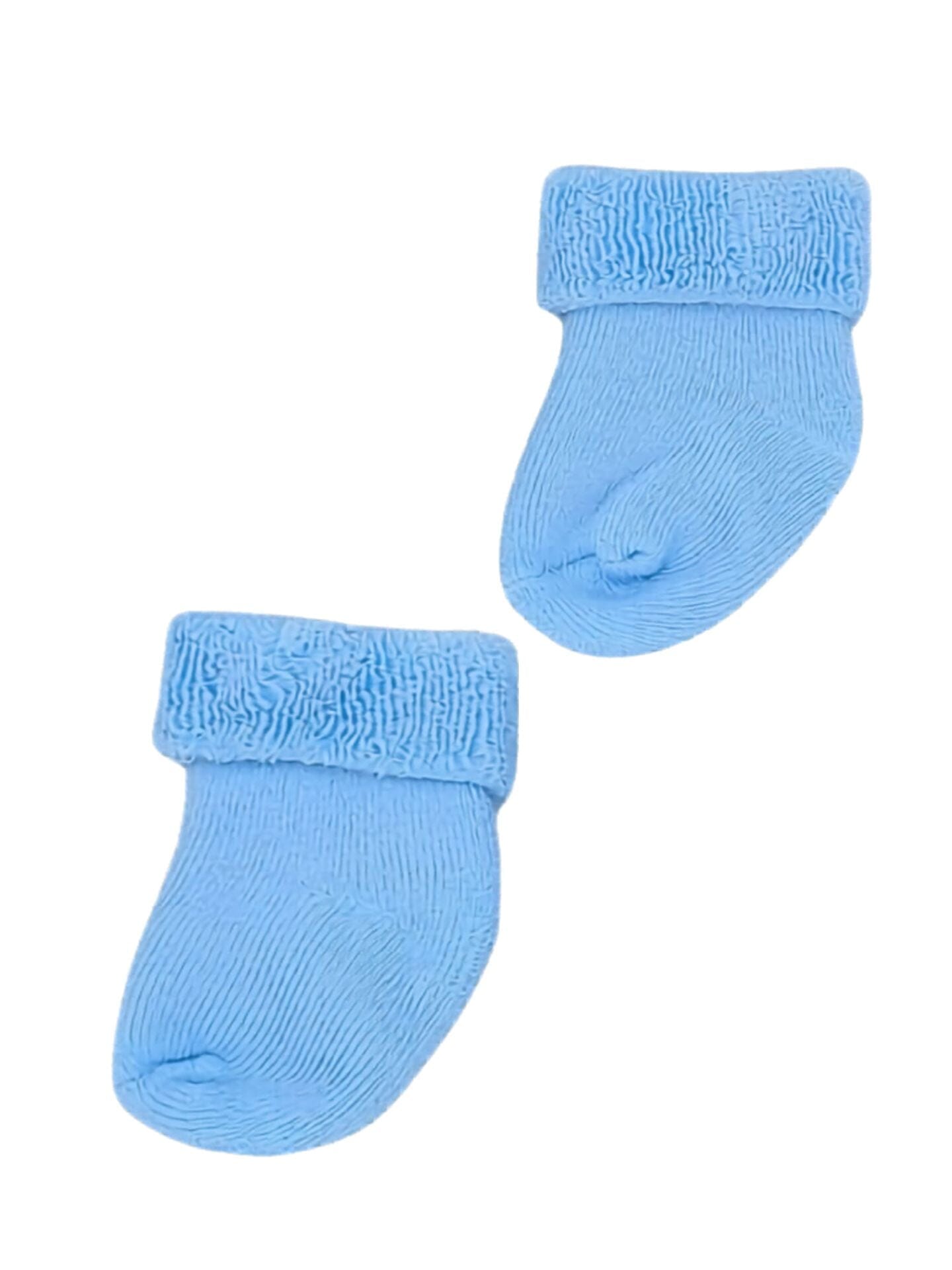 Baby Blue Stay-on Towelling Premature Baby Socks Little Mouse Baby Clothing & Gifts
