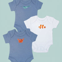 Sea Life Premature Vests - 3 Pack Bodysuit / Vest Little Dreamer 