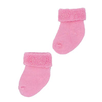Bright Pink Towelling Stay-on Premature Baby Socks Socks Little Mouse Baby Clothing & Gifts 