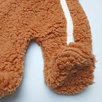 Brown Bear Pramsuit, Tiny Baby & Premature Tiny & Small