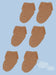 Set of three pairs of socks: Mustard Stay-on Towelling Premature Baby Socks Socks Little Mouse Baby Clothing & Gifts 