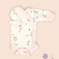 Premature Baby Girl Bodysuit, Flower Bunny - NEEDS PHOTOS Bodysuit / Vest Tiny & Small 