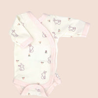 Premature Baby Girl Bodysuit, Flower Bunny Bodysuit / Vest Tiny & Small 