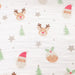 Ziggle Muslin - Father Christmas & Stars - 80 x 80 cm Swaddle Blanket Ziggle Baby 