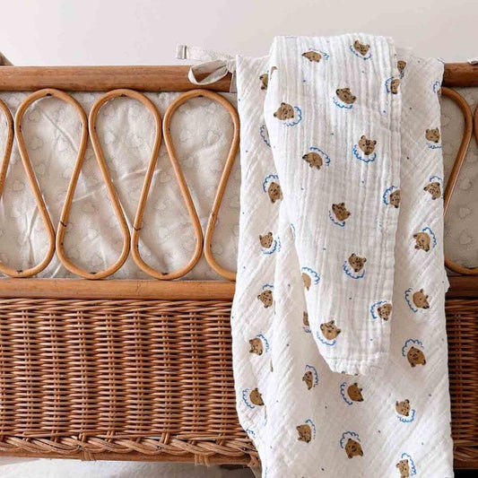Swaddle Blanket - Teddy - 70 x 70 cm