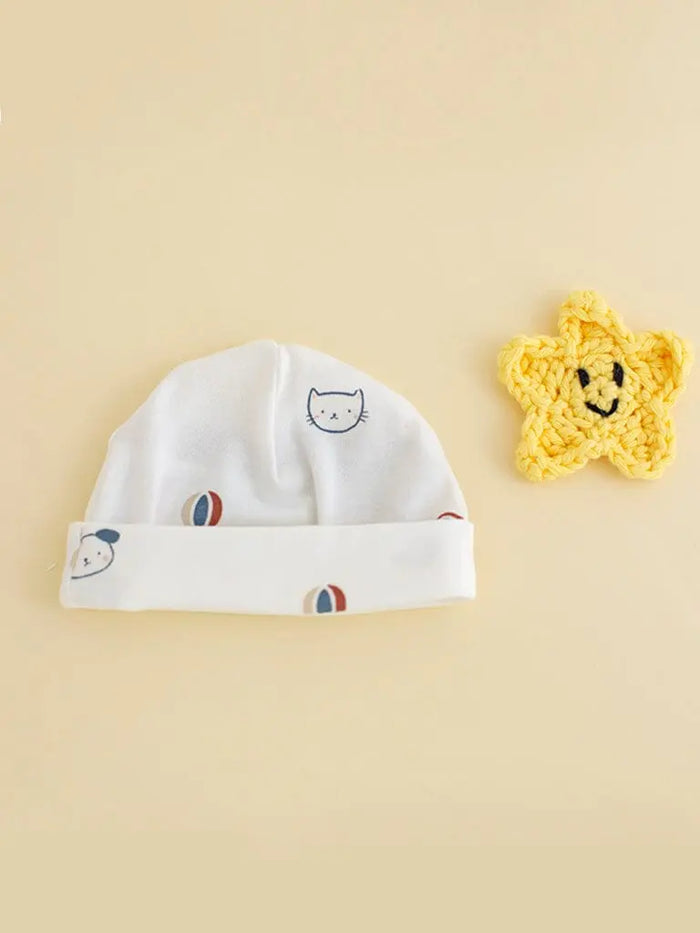 Preemie Round Hat, Pet Pals