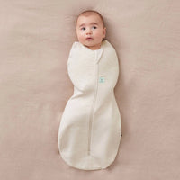 Ergopouch - Organic All Year Cocoon Swaddle Bag -Oatmeal Marle -1 Tog Sleeping Bag ErgoPouch - Australia 