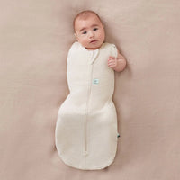 Ergopouch - Organic All Year Cocoon Swaddle Bag -Oatmeal Marle -1 Tog Sleeping Bag ErgoPouch - Australia 