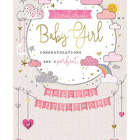 Cards & Message Cards & Gift Wrap Little Mouse Baby Clothing & Gifts Welcome Little One - Baby Girl 