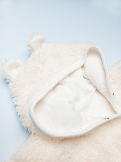 Tiny & Small Fluffy Pramsuit - Cream Snowsuit / Pramsuit Tiny & Small 