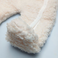 Fluffy Tiny Baby Pramsuit - Cream Tiny & Small