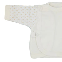 Early Baby Wraparound Top, Cream EEVI