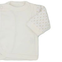 Early Baby Wraparound Top, Cream EEVI