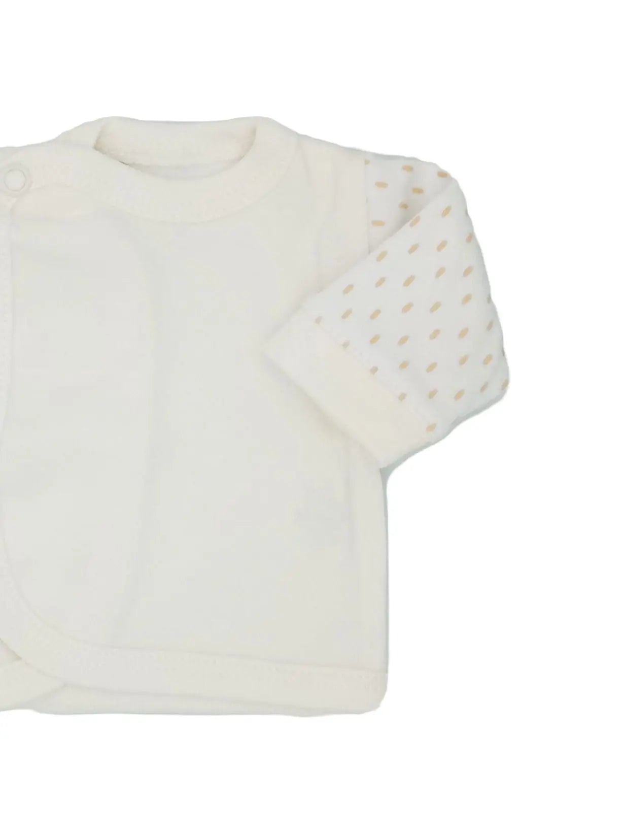 Early Baby Wraparound Top, Cream EEVI