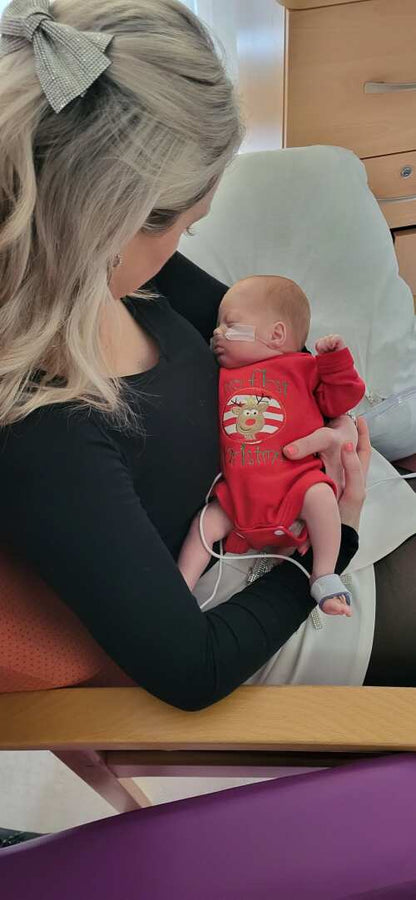 My First Christmas Premature Baby Bodysuit Little Lumps 