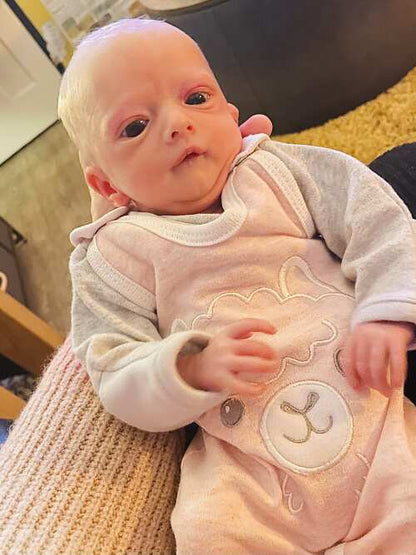 Early Baby Top & Alpaca Footed Dungarees Set Dungaree EEVI 