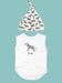 'Cute ' Zebra Incubator Vest with Knotted Hat - organic cotton Bodysuit / Vest Little Dreamer 