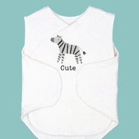 'Cute ' Zebra Incubator Vest with Knotted Hat - organic cotton Bodysuit / Vest Little Dreamer 