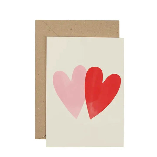 Cards & Message Cards & Gift Wrap Little Mouse Baby Clothing & Gifts Two Hearts Card 