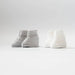 Set of 2 Booties - Grey & White Booties La Manufacture de Layette 