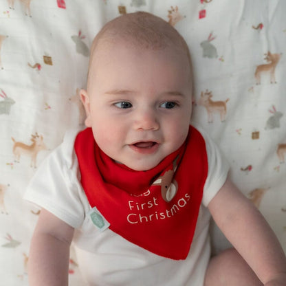 Ziggle Muslin - Christmas Reindeer & Rabbit - 80 x 80 cm Swaddle Blanket Ziggle Baby 