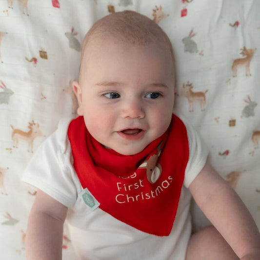 Ziggle Muslin - Christmas Reindeer & Rabbit - 80 x 80 cm Swaddle Blanket Ziggle Baby 